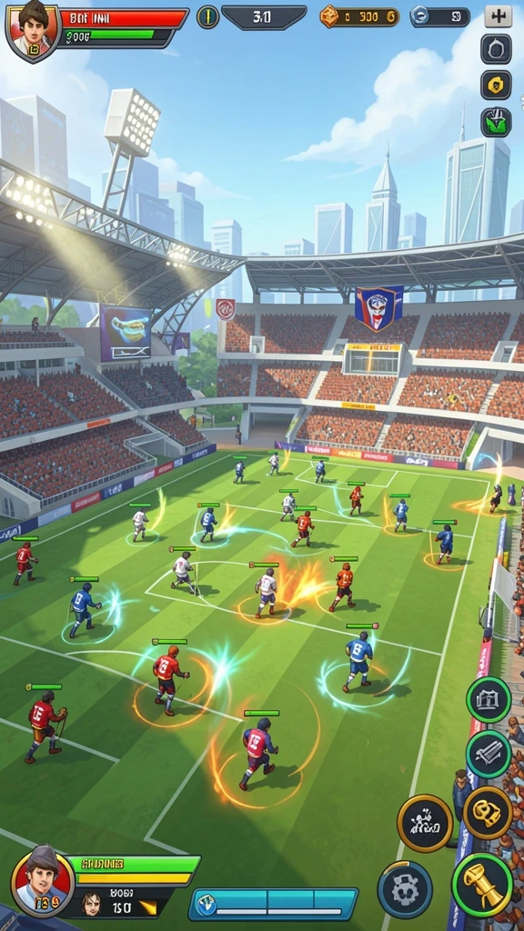 Tangkapan layar menampilkan gameplay seru dengan grafis menarik.