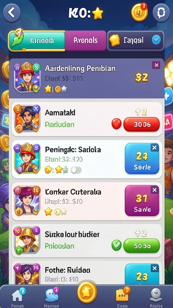 Tampilan antarmuka yang sederhana dan menarik.