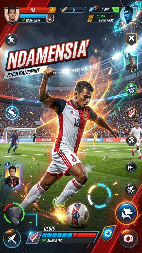 Tangkapan layar aksi kompetisi multiplayer yang seru.