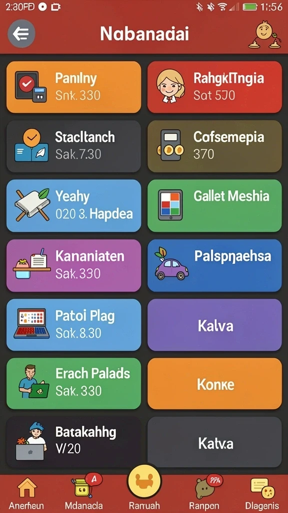 Tangkapan layar menampilkan level baru yang penuh tantangan.