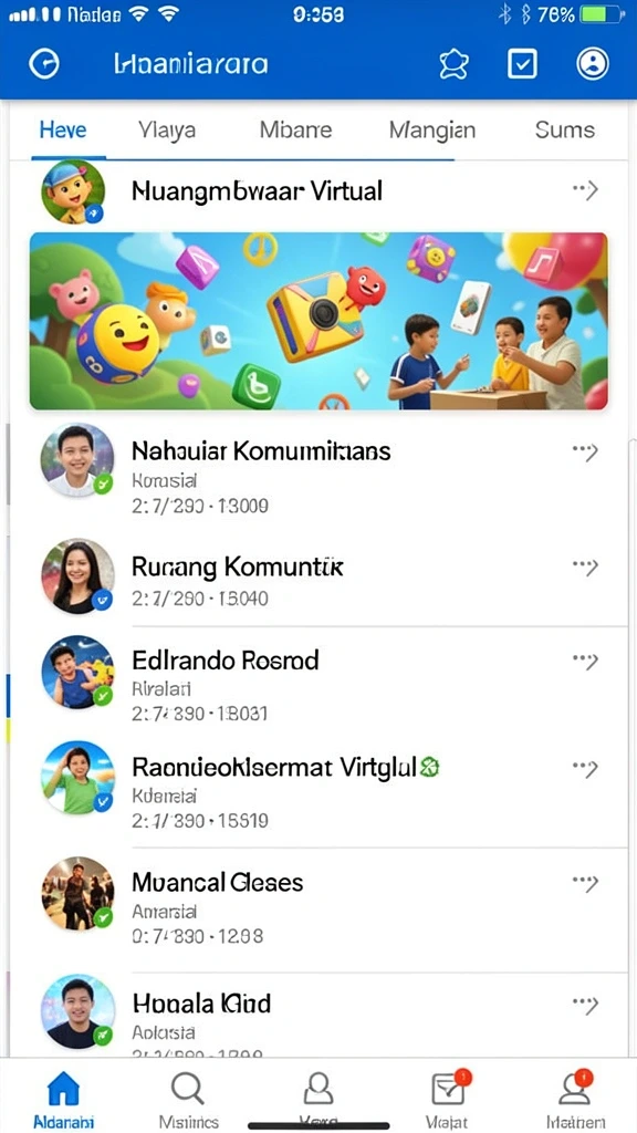 Fitur multiplayer memungkinkan permainan dengan teman secara langsung.