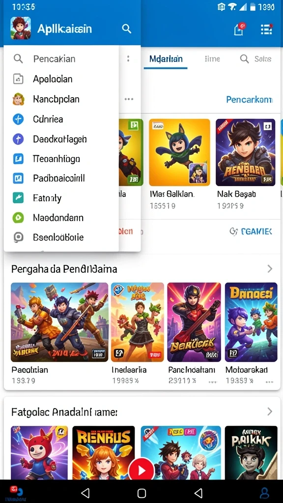 Screenshot menunjukkan fitur bonus yang menggembirakan dalam game.