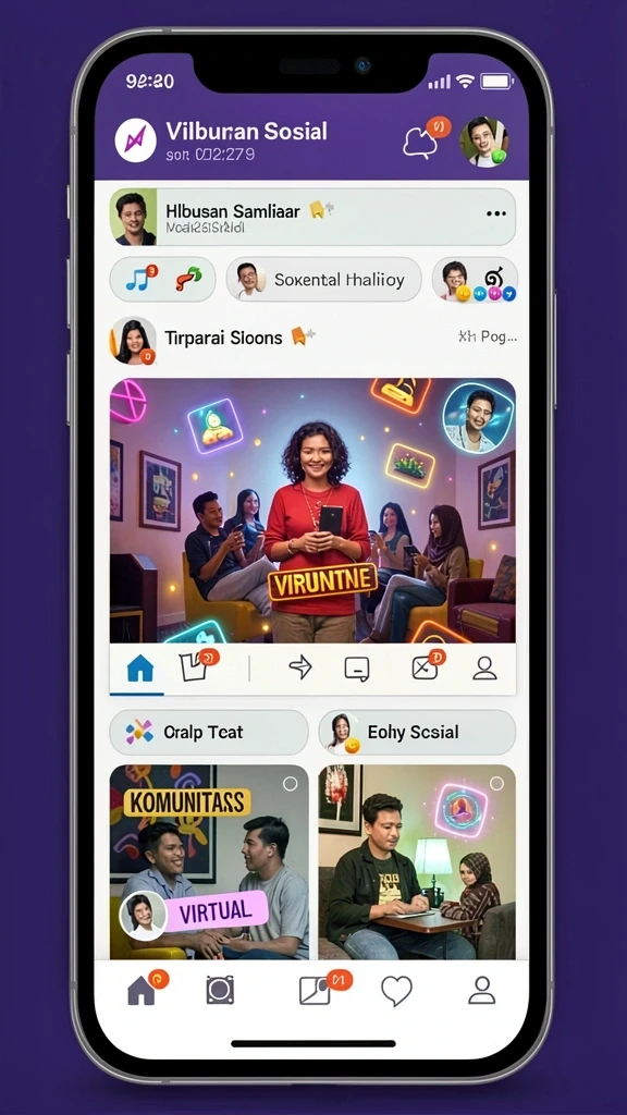 Mode multiplayer yang seru dan interaktif dengan teman-teman.