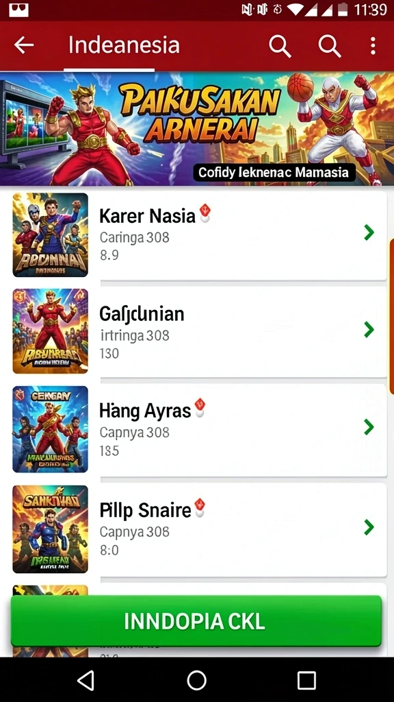 Tampilan antarmuka yang menarik dan mudah digunakan.