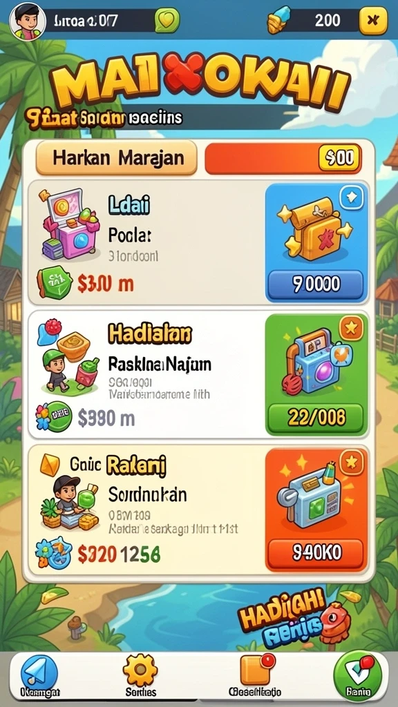 Mode permainan yang beragam dan menantang.