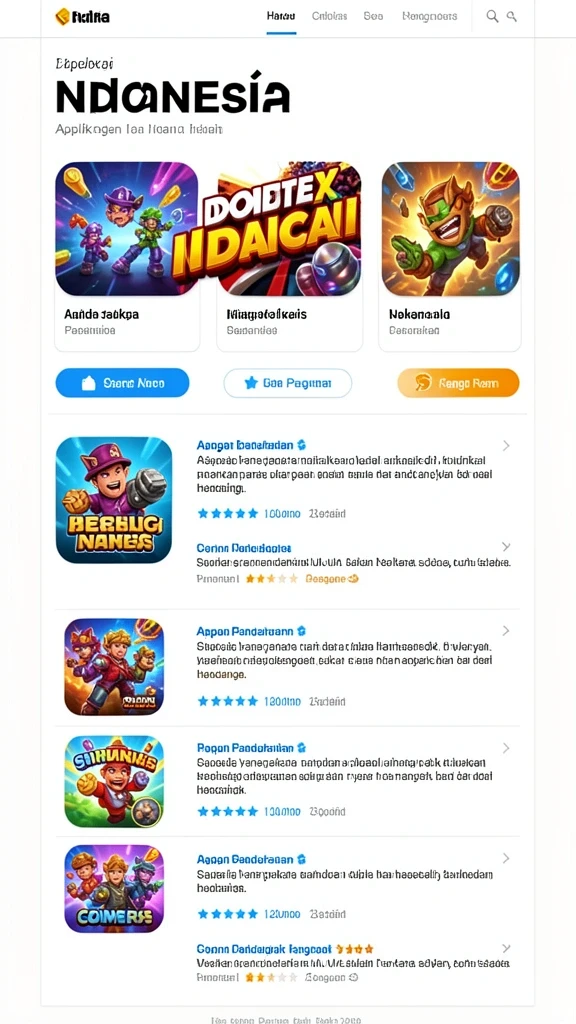 Tangkapan layar memperlihatkan grafis yang menarik dan antarmuka yang user-friendly.