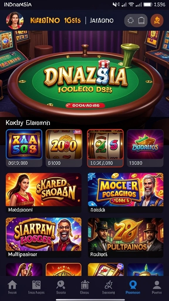 Tampilan awal game dengan karakter yang bisa dikustomisasi.