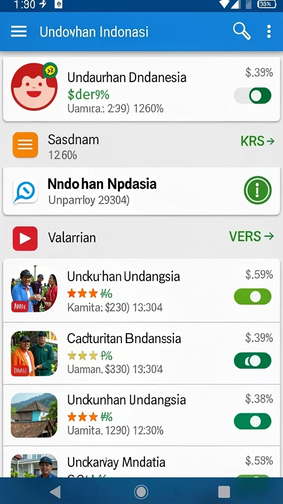 Tampilan antarmuka yang ramah pengguna.
