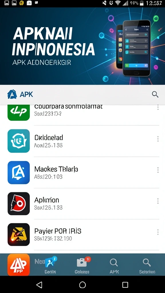 Tampilan awal yang menarik dan mudah dinavigasi.