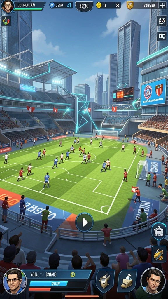 Mode multiplayer memungkinkan Anda bersaing dengan pemain lain.