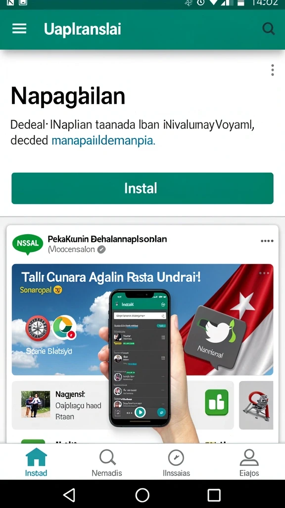 Tampilan antarmuka aplikasi IDR89 yang menarik dan mudah digunakan.