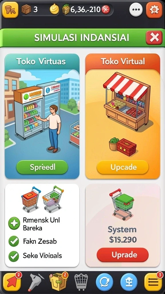 Level menantang yang membuat pemain berpikir kreatif.