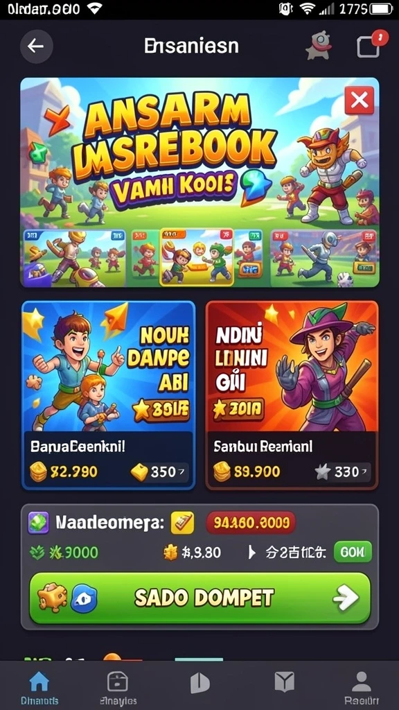 Grafis yang menakjubkan dan penuh warna.