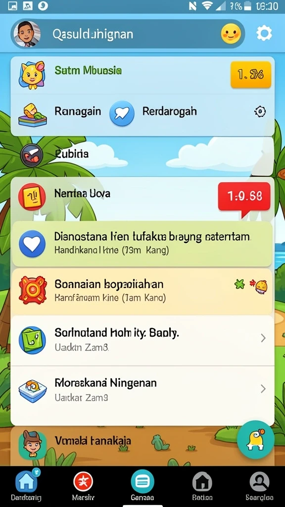 Gameplay yang seru dan penuh tantangan.