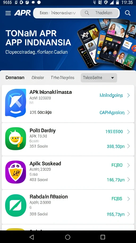 Tampilan awal yang menarik dengan berbagai pilihan level.