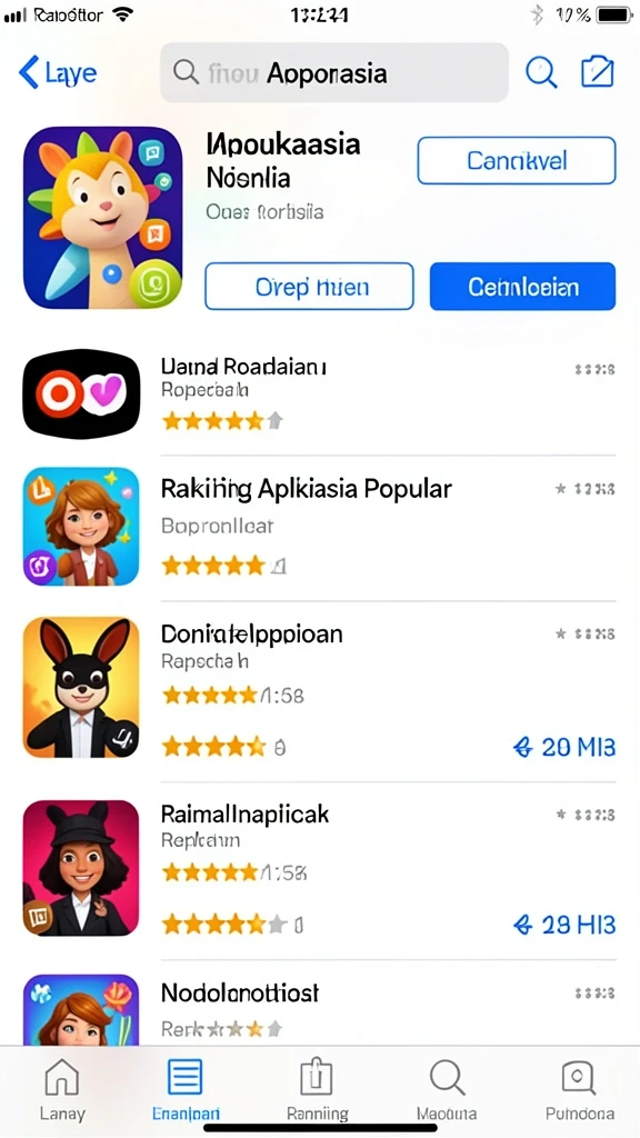 Tampilan lokasi memancing yang indah dan realistis.