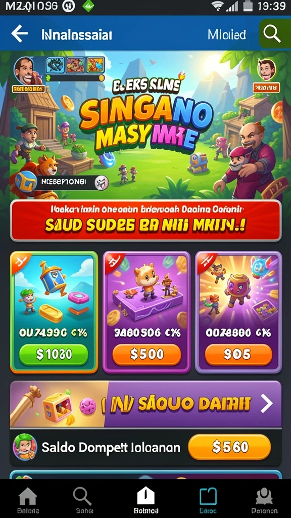 Level menantang yang menguji strategi pemain.