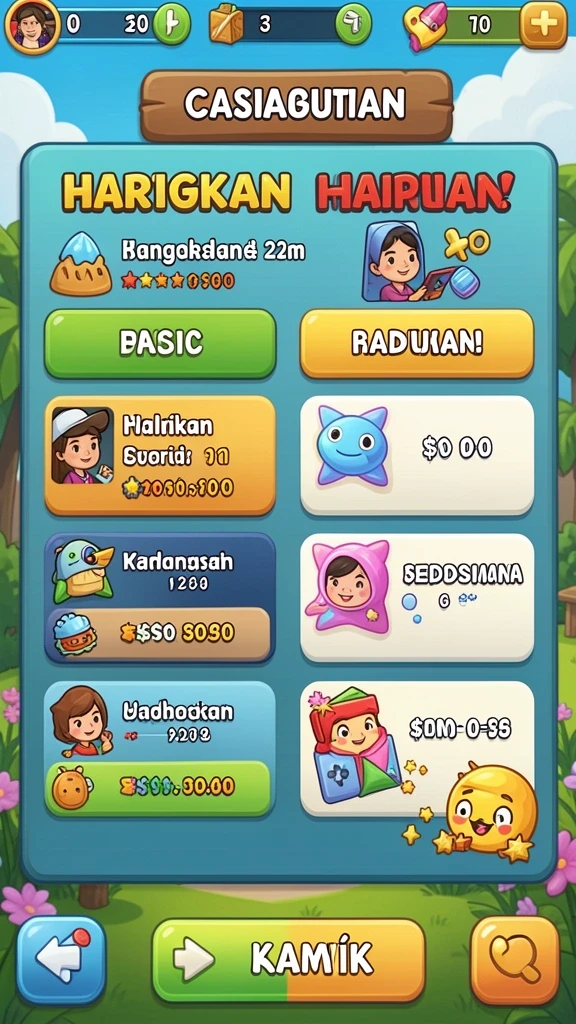 Tampilan antarmuka yang sederhana dan intuitif.