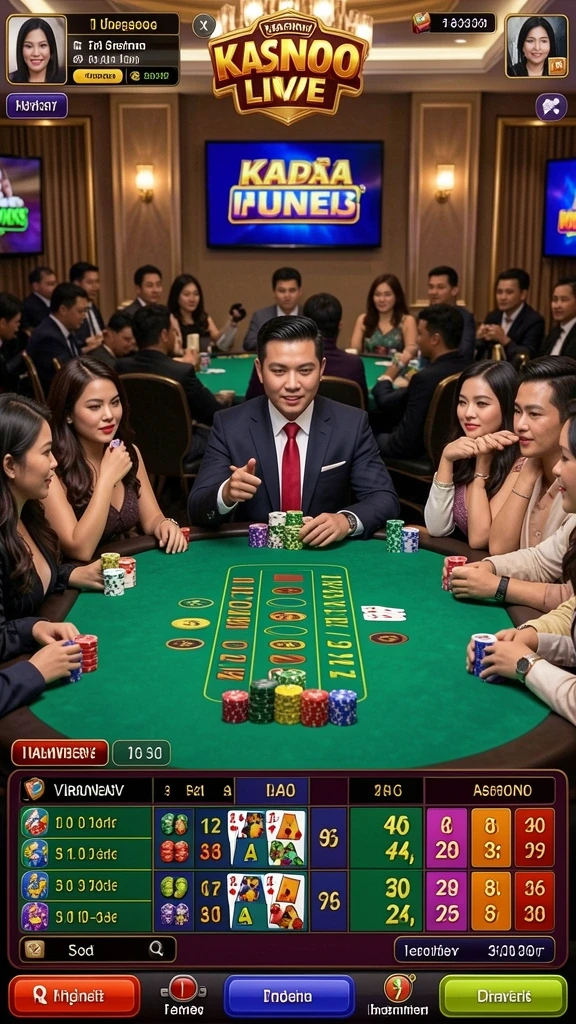 Tampilan antarmuka NAGITABET yang modern dan menarik.