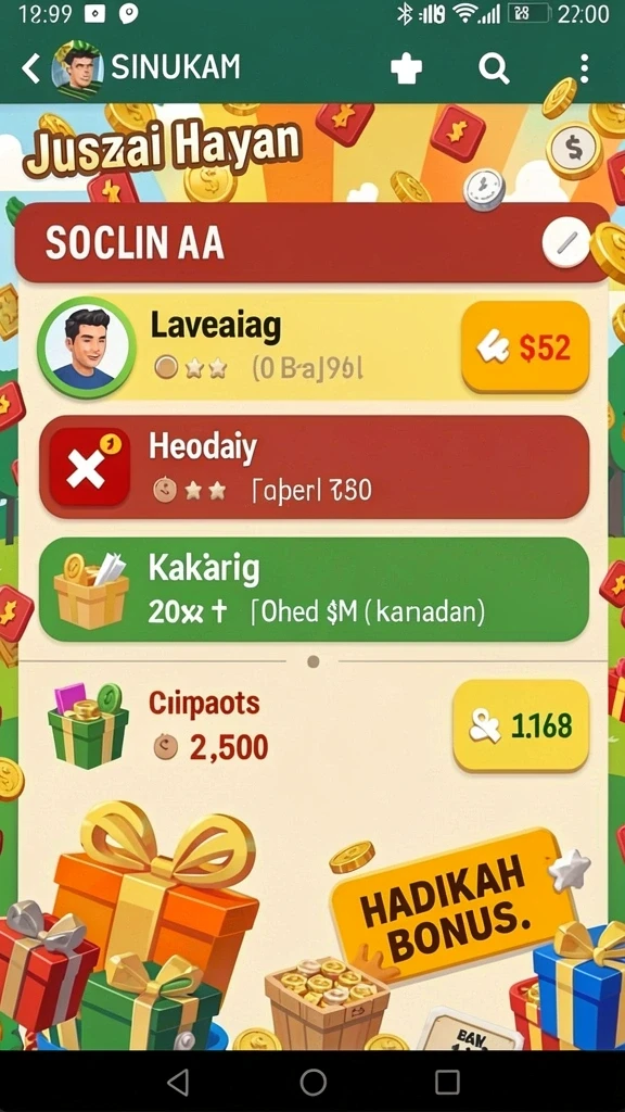 Karakter yang menarik dengan desain unik.