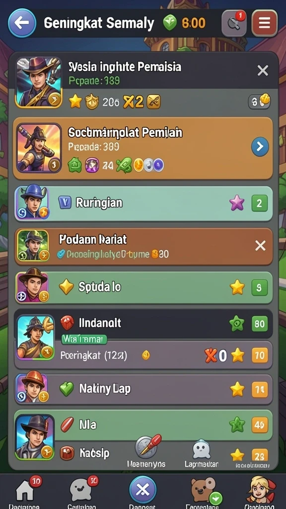 Screenshot kedua menunjukkan antarmuka pengguna yang mudah dinavigasi.