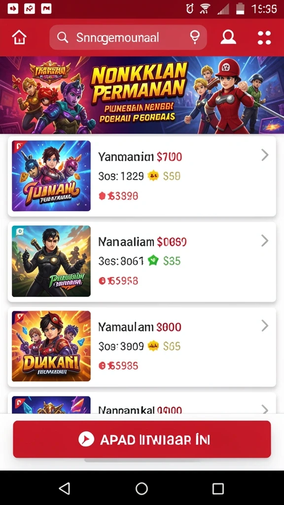 Tampilan antarmuka yang user-friendly dan menarik.
