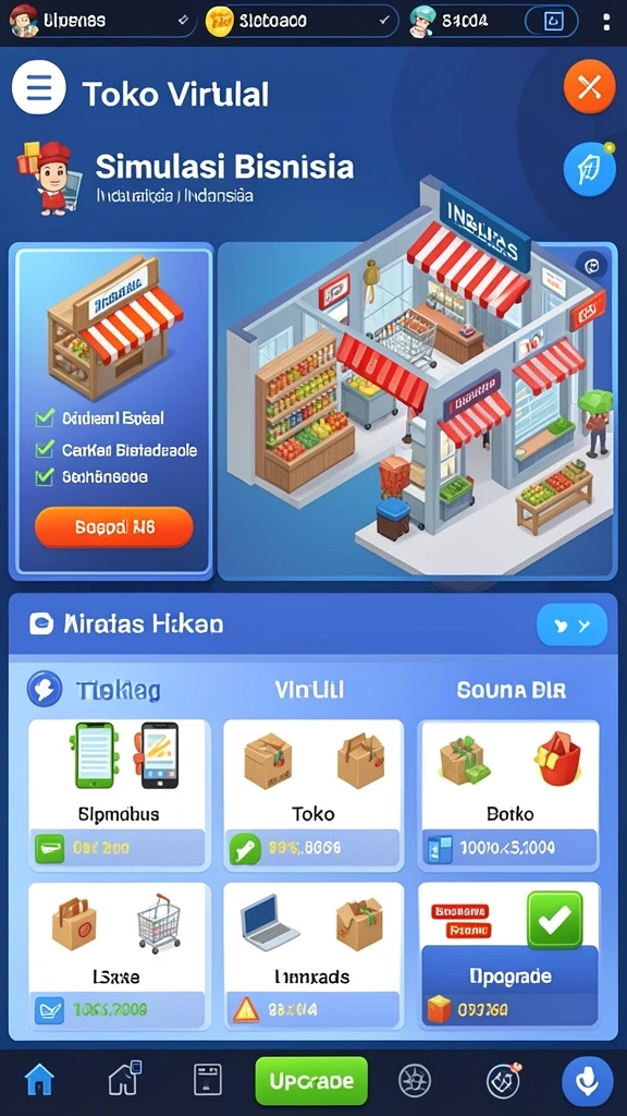 Tampilan antarmuka yang menarik dan user-friendly.