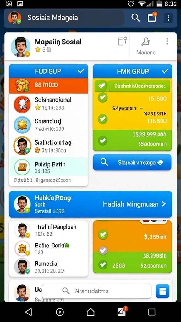 Interaksi sosial yang menyenangkan antar pemain.