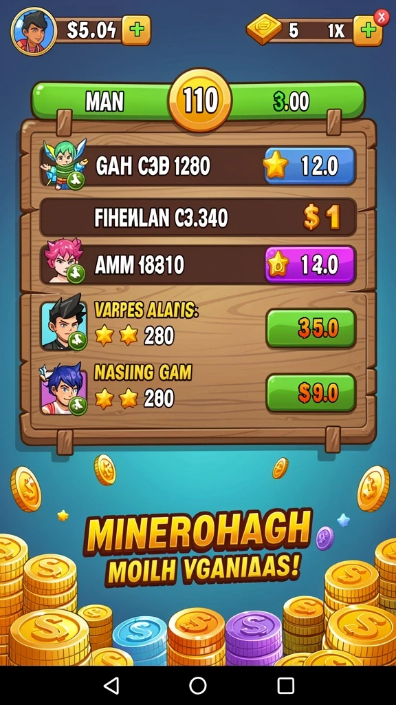 Tampilan awal QTGAME yang menawan.