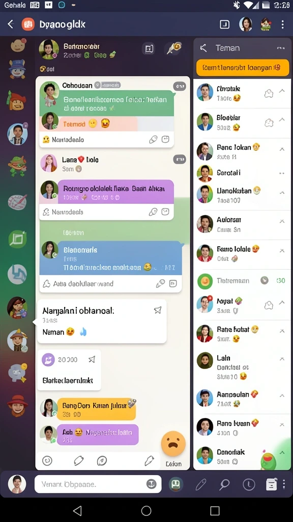Tampilan antarmuka yang user-friendly dan menarik.