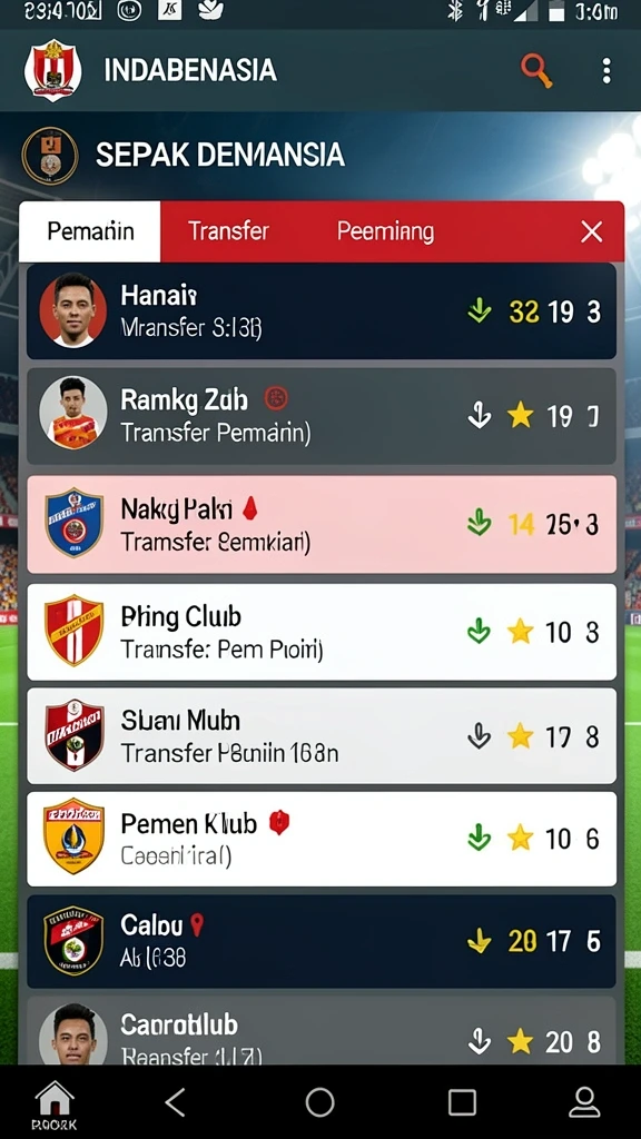 Tampilan awal RP777 yang menarik dan interaktif.