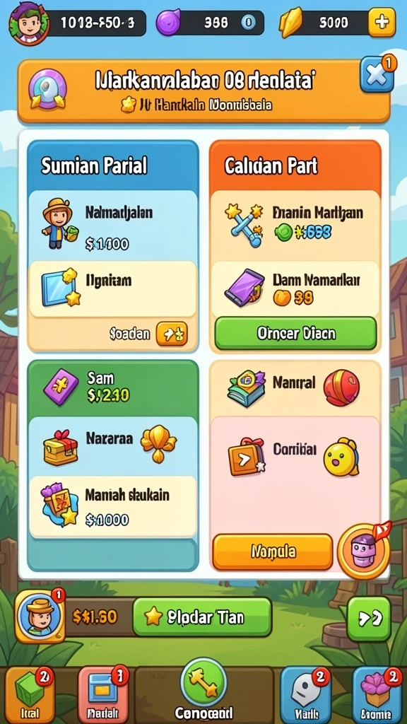 Screenshot salah satu level menantang dalam RPVIP1.