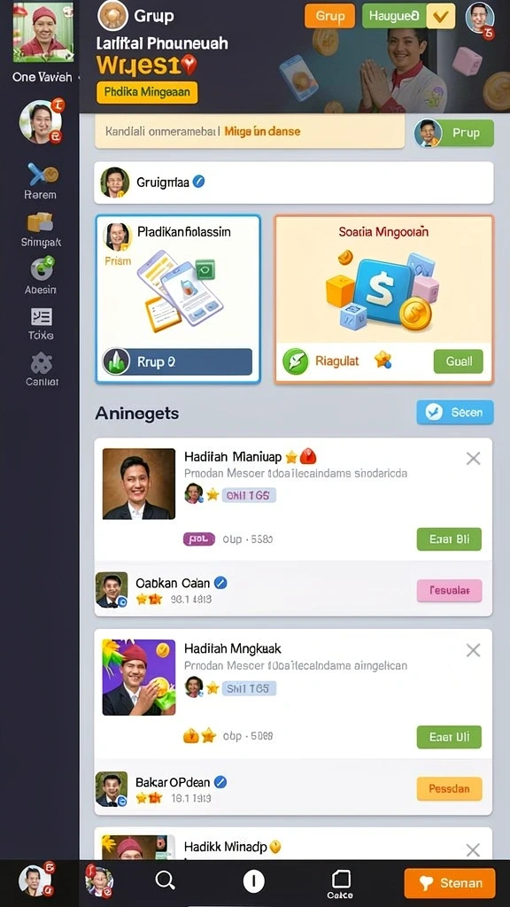Beragam jenis permainan judi untuk dipilih.