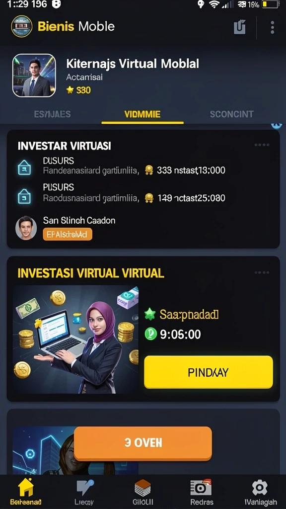 Berkelahi melawan bos besar dalam misi tantangan.