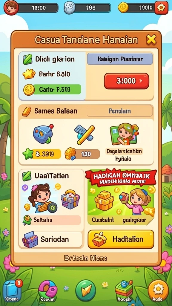 Momen seru saat menyelesaikan misi.