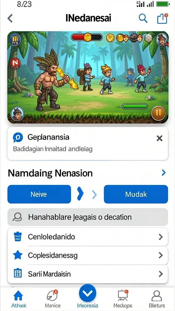 Tampilan awal game VM777 yang menarik.