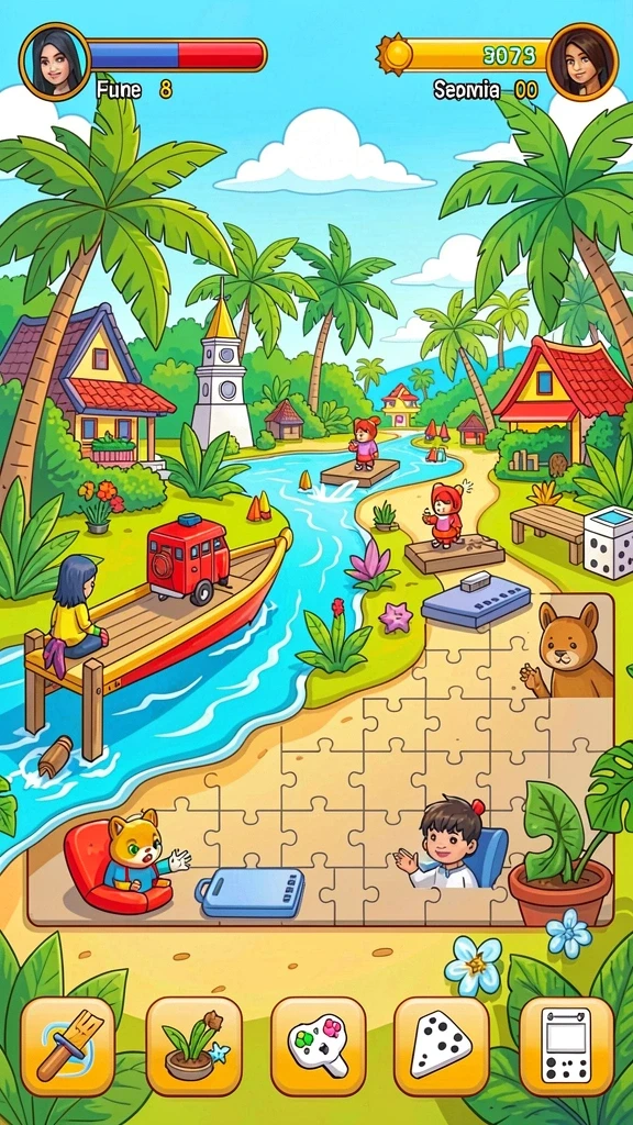 Misi menarik yang dapat dimainkan secara multiplayer.
