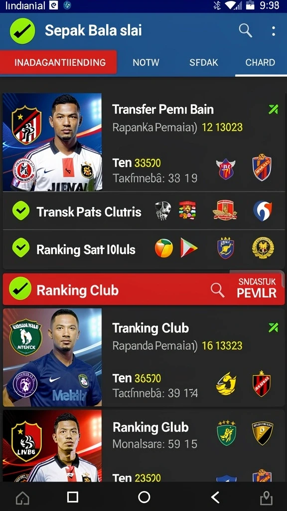 Fitur live draw yang memungkinkan pemantauan langsung.